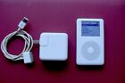 Apple iPod 4th Gen (ClickWheel)20GB White Bundled with Charger_Tested Good
