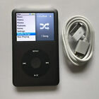 Ipod classic 6th Generation 80gb Black – Silver , New battery & faceplate
